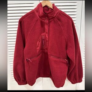 Aoang Womens Winter Coats Casual Lapel Long Sleeve Fleece Faux Fur Jacket Size L